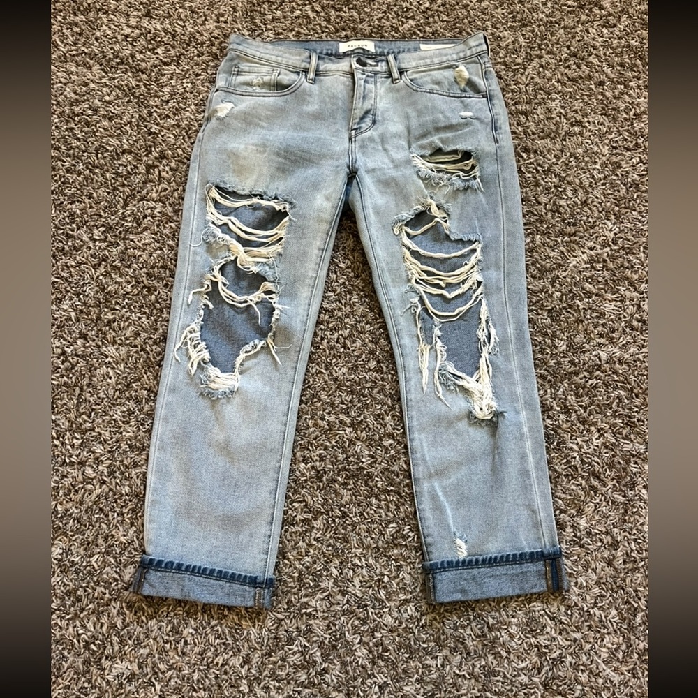 PacSun Light Blue Distressed Boyfriend Jeans